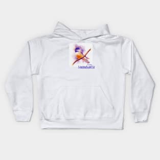 Chickadee, Massachusetts State Bird Kids Hoodie